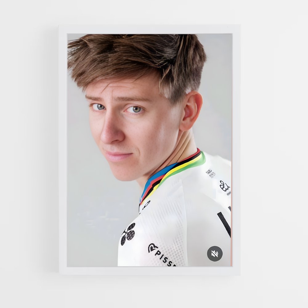 Poster Tadej en Action – affiche Cyclisme (vue 3)